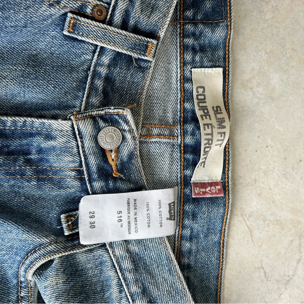 Levi's Slim Blue Jeans 501